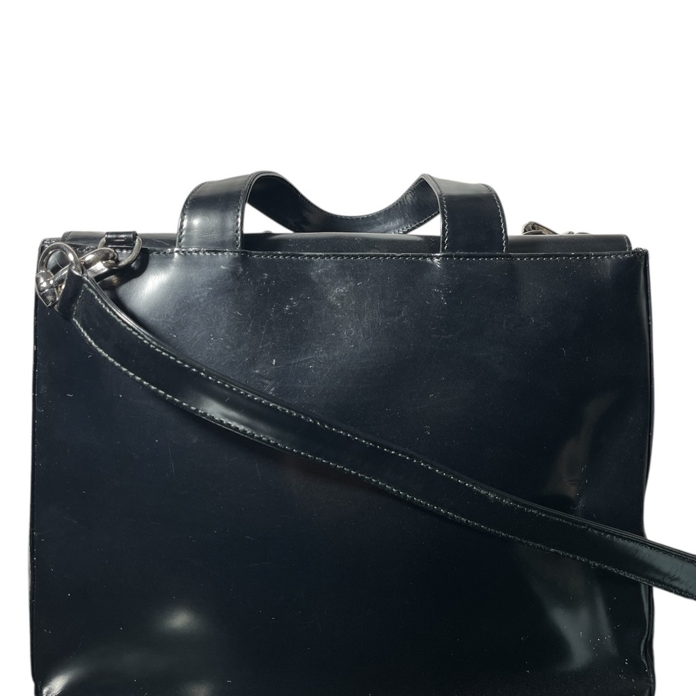 Authentic Rare Gucci Elegant black leather bag - Picture 3 of 9